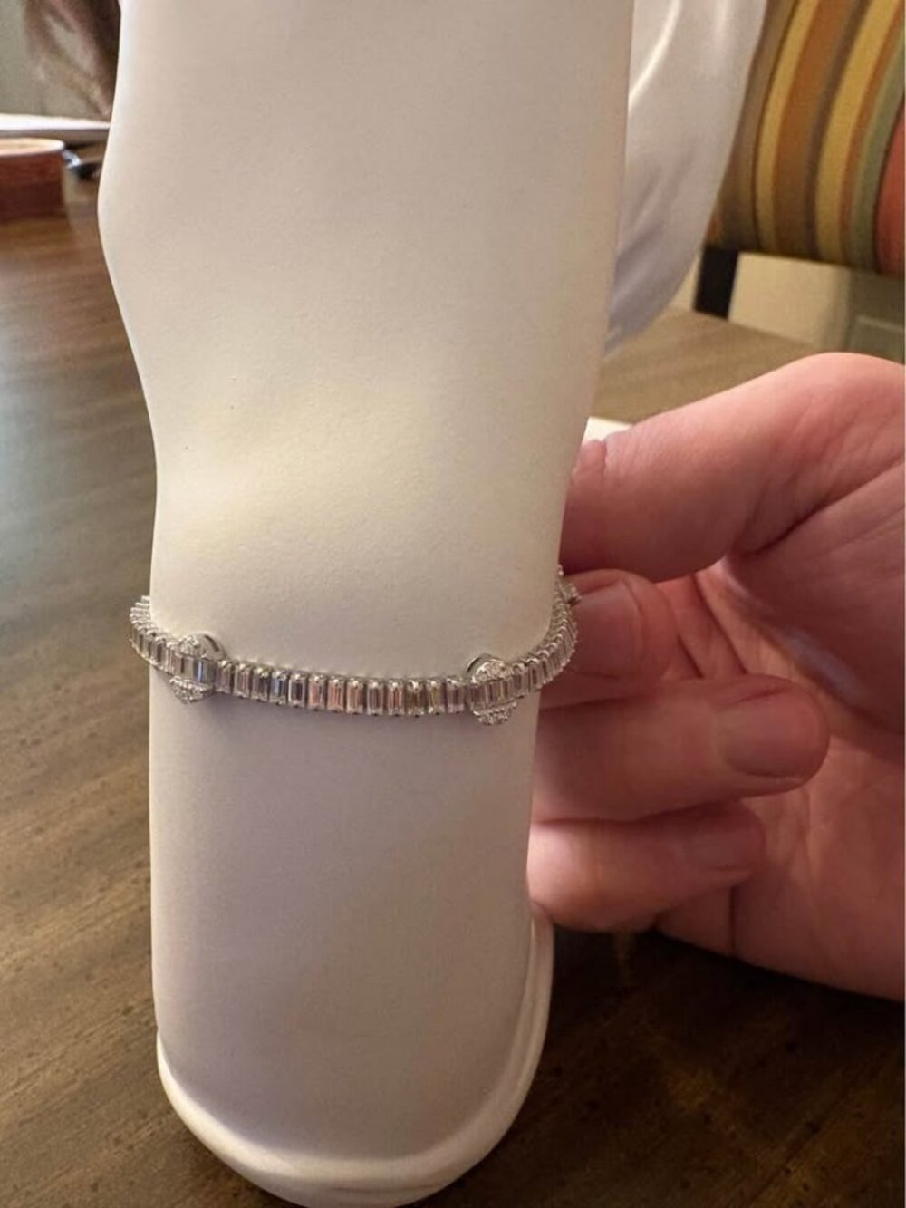 1.38 CT Moissanite Tennis Bracelet – 925 Sterling Silver 7”